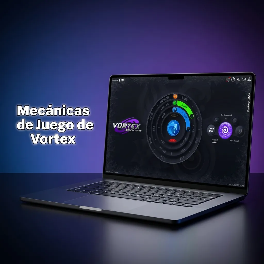 Spinning vortex game interface showing multiplier counter with bet controls and real-time display of game mechanics