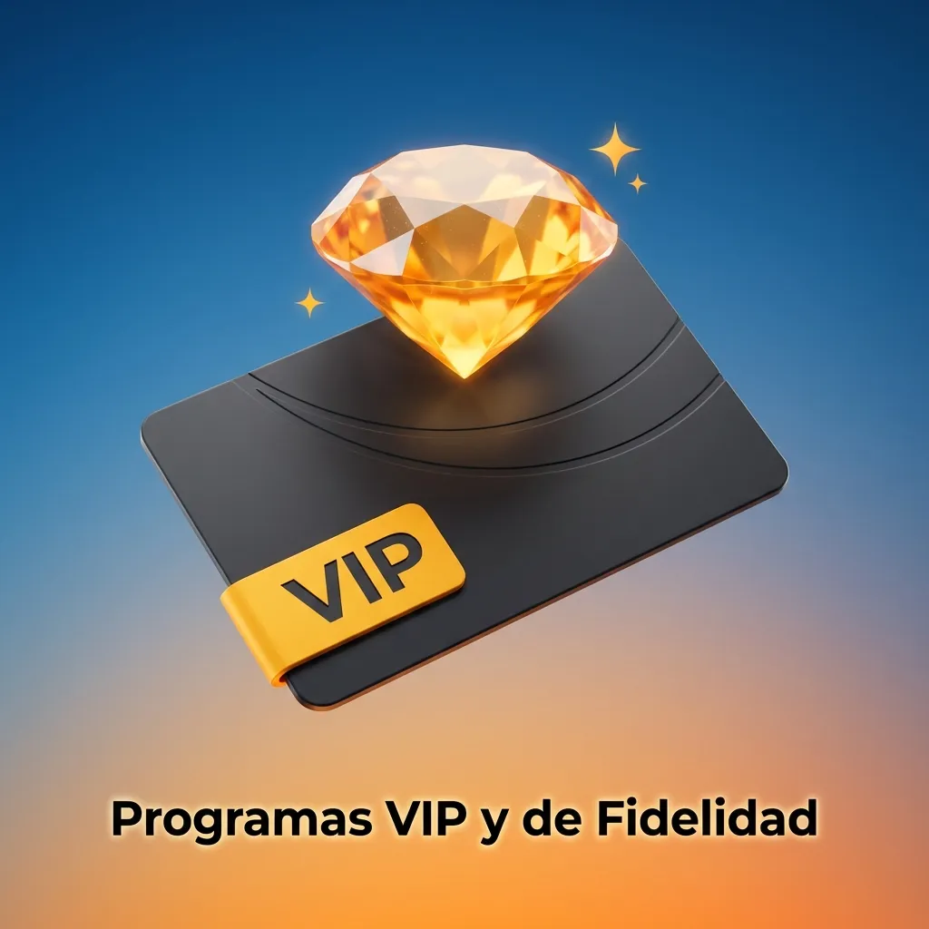 Ilustración de programa VIP con niveles, puntos de fidelidad y recompensas exclusivas para jugadores de casino