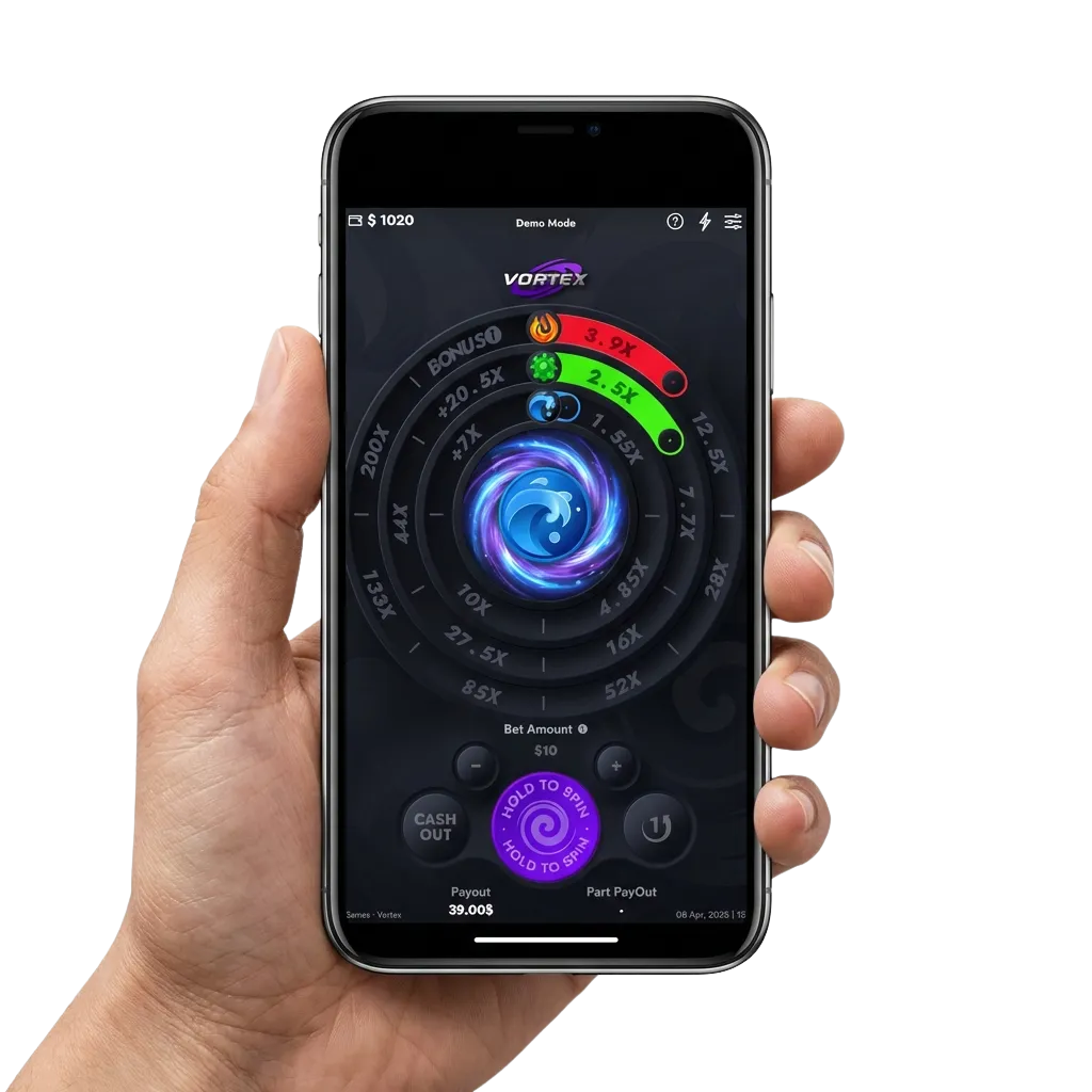 Vortex juego de multiplicadores en 1xcasino Argentina con bono de bienvenida y métodos de pago locales seguros