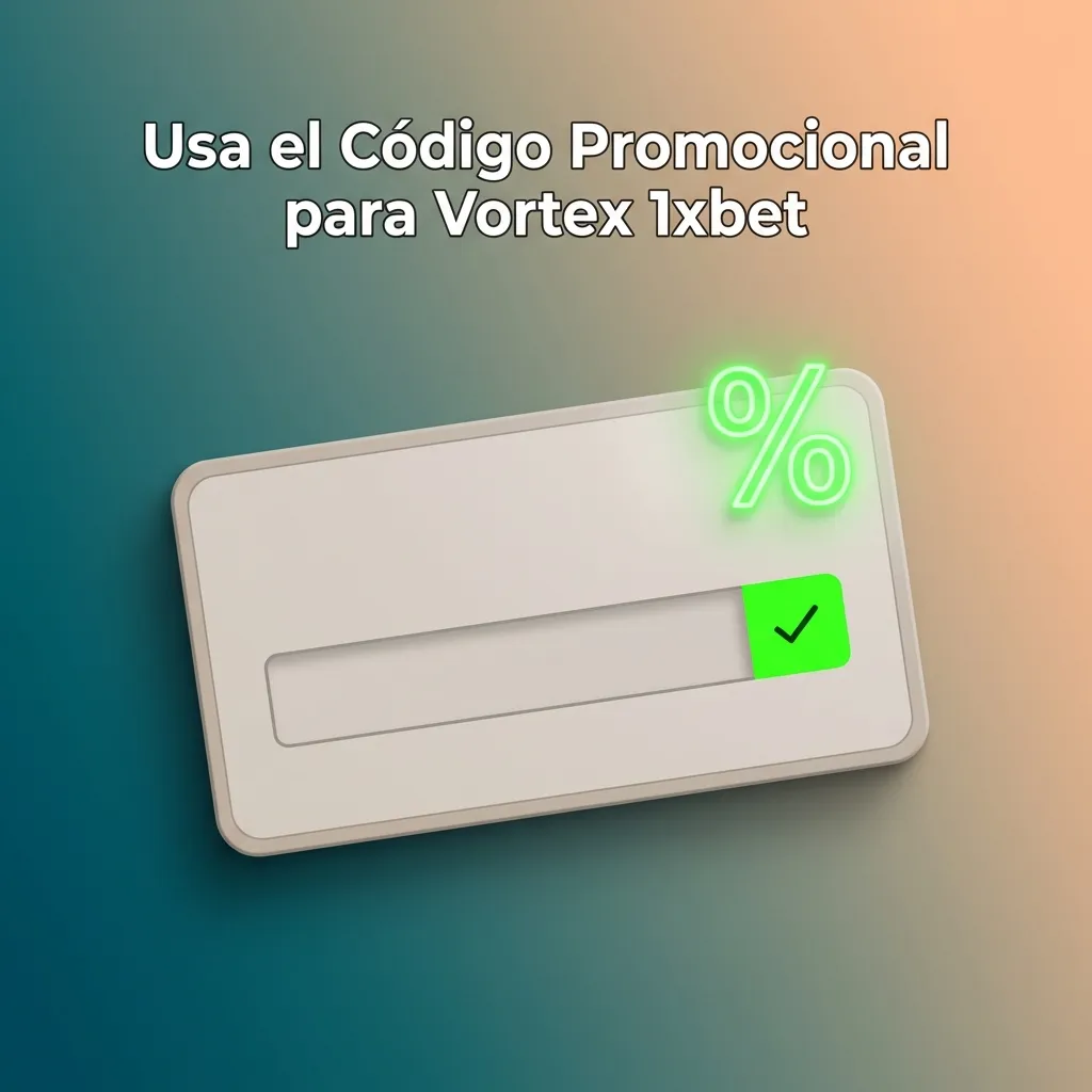 Usuario ingresando código promocional CASINOMAX en 1xbet para obtener bono de bienvenida del 30% adicional