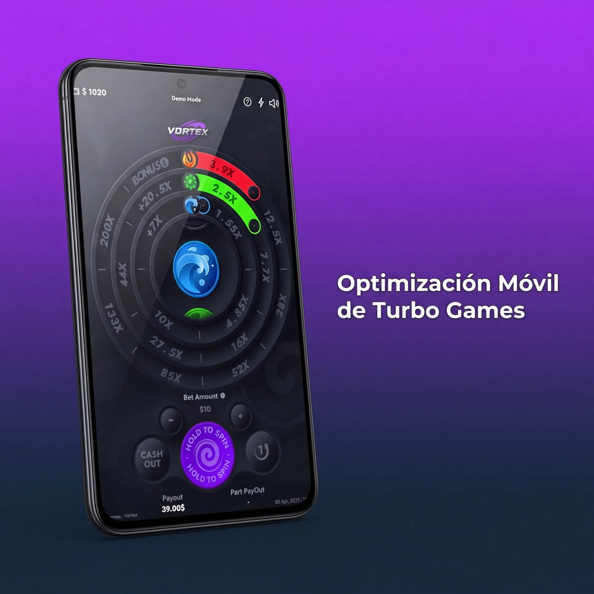 Optimización móvil de Turbo Games con HTML5: compatibilidad nativa iOS y Android, diseño vertical-first y controles táctiles